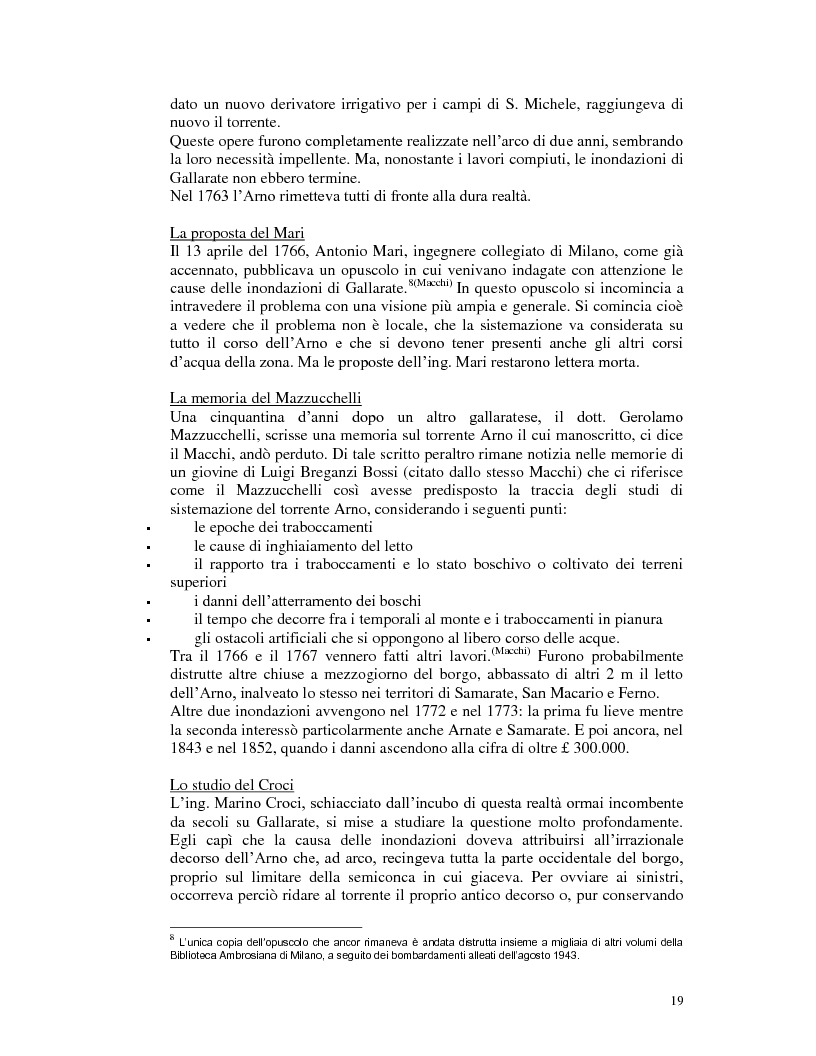 Estratto dalla tesi: La pista ciclabile come strumento di riqualificazione: il lungarno a Gallarate