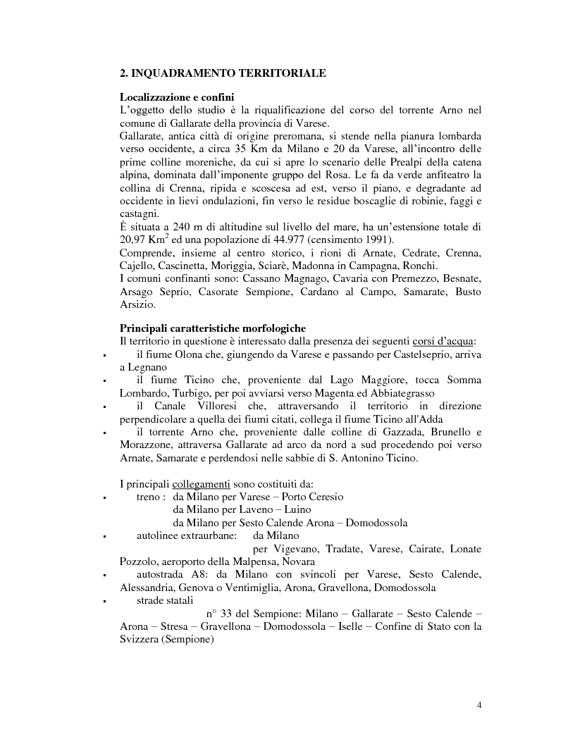 Anteprima della tesi: La pista ciclabile come strumento di riqualificazione: il lungarno a Gallarate, Pagina 3
