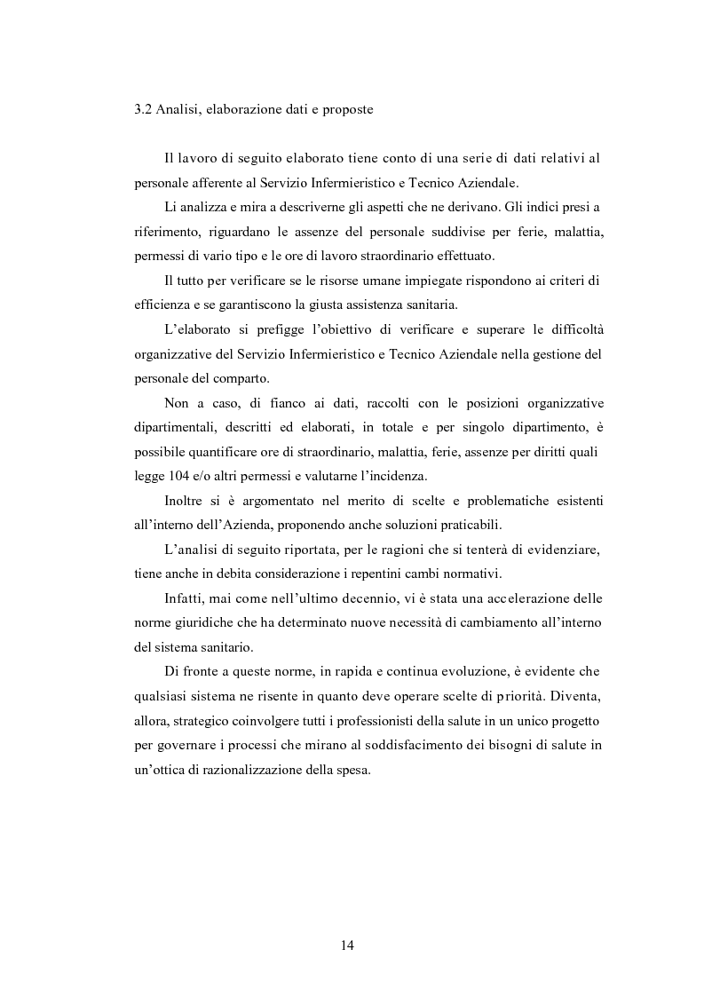 Anteprima della tesi: Management del Servizio Infermieristioco e Tecnico: Esperienza in una Azienda Sanitaria Calabrese, Pagina 3