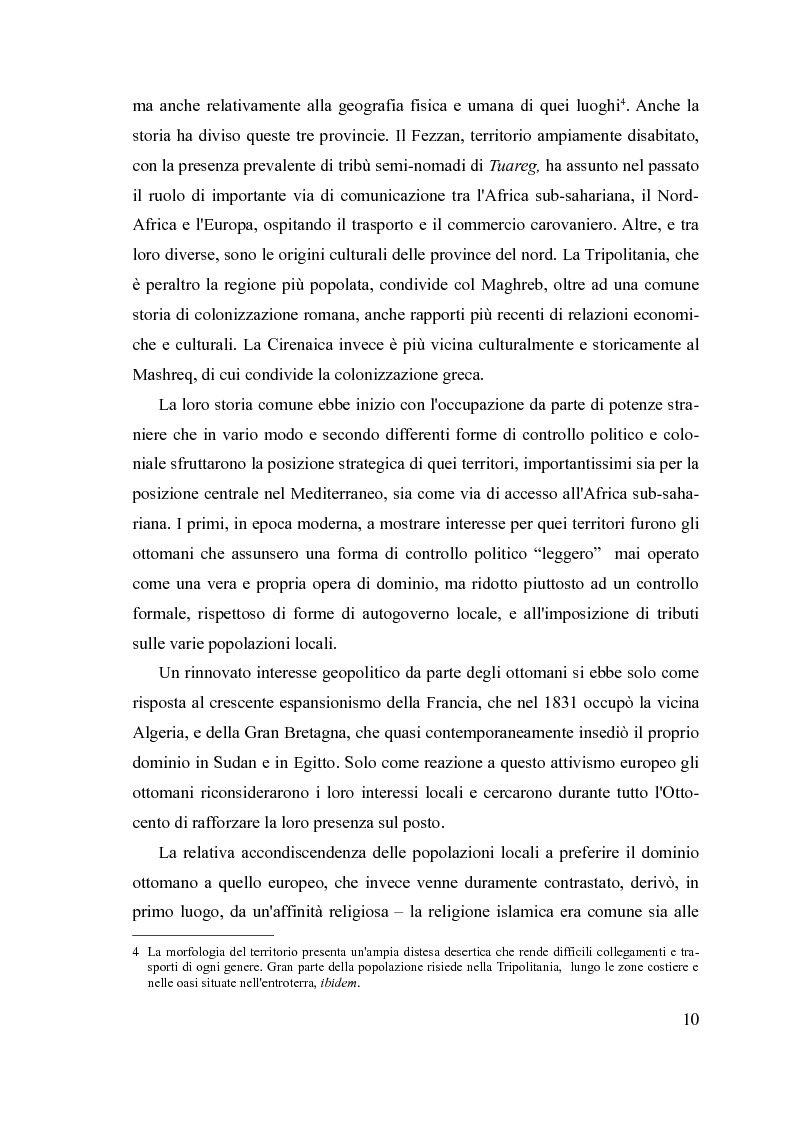 Anteprima della tesi: L'anomalia libica nel sistema politico internazionale, Pagina 9