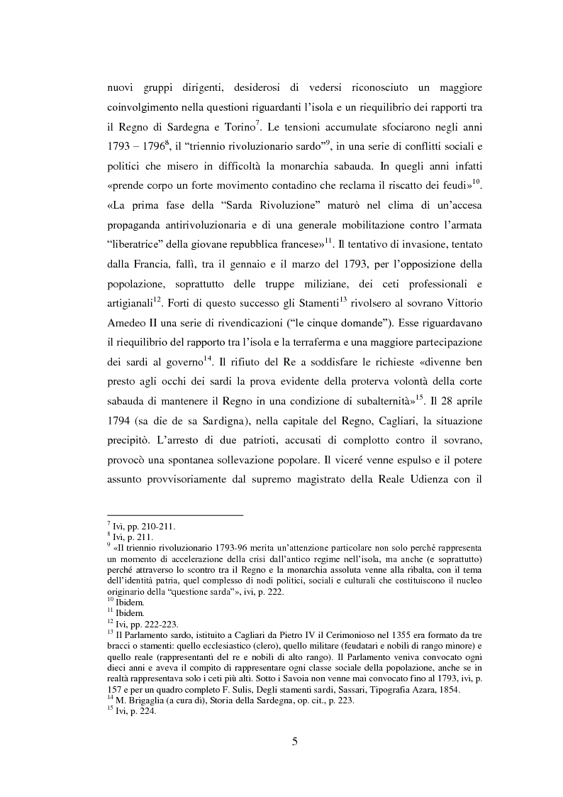 Anteprima della tesi: Sardigna no est Italia. Storia del movimento indipendentista sardo, Pagina 5