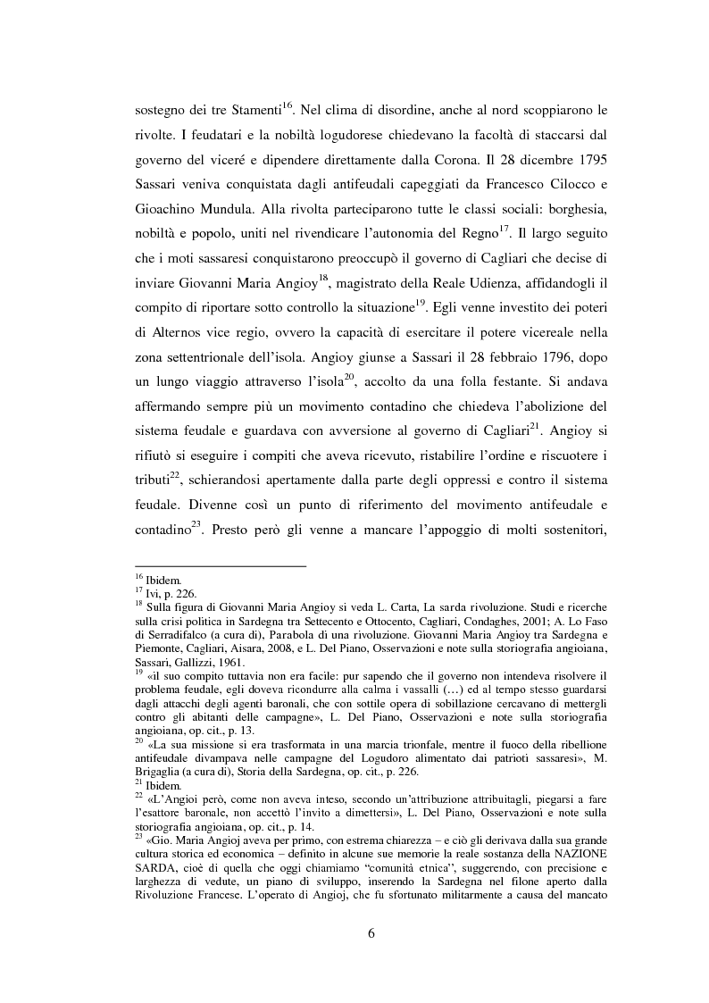 Anteprima della tesi: Sardigna no est Italia. Storia del movimento indipendentista sardo, Pagina 6