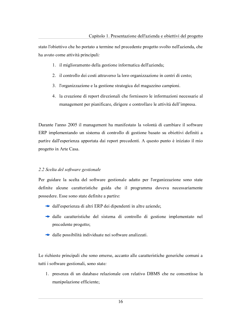 Anteprima della tesi: Gestione dei dati in un'azienda commerciale ceramica: business intelligence e web marketing, Pagina 11