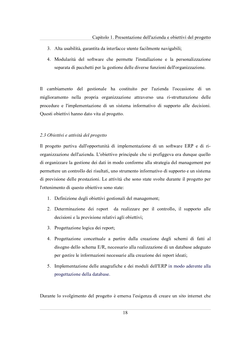 Anteprima della tesi: Gestione dei dati in un'azienda commerciale ceramica: business intelligence e web marketing, Pagina 13