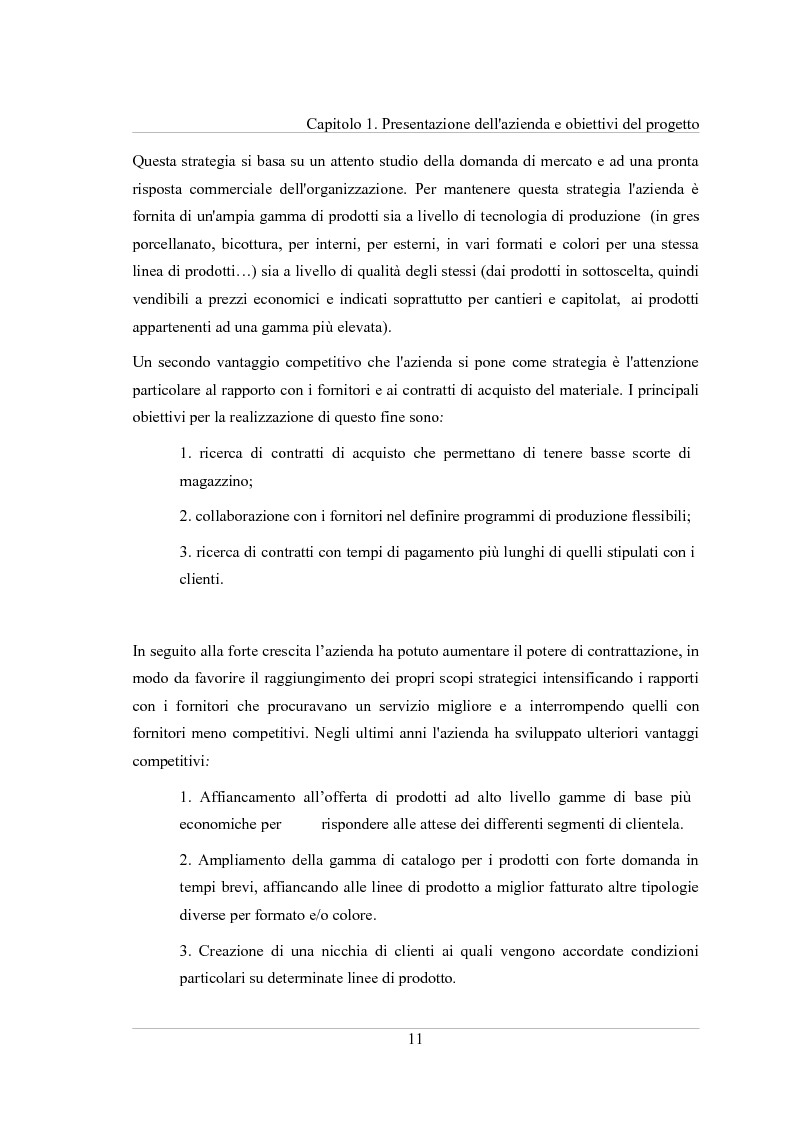 Anteprima della tesi: Gestione dei dati in un'azienda commerciale ceramica: business intelligence e web marketing, Pagina 6
