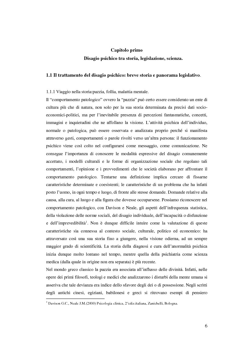 Anteprima della tesi: I colori di un incontro: la dimensione pedagogica dell'esperienza arte-terapeutica nel trattamento psichiatrico residenziale, Pagina 6