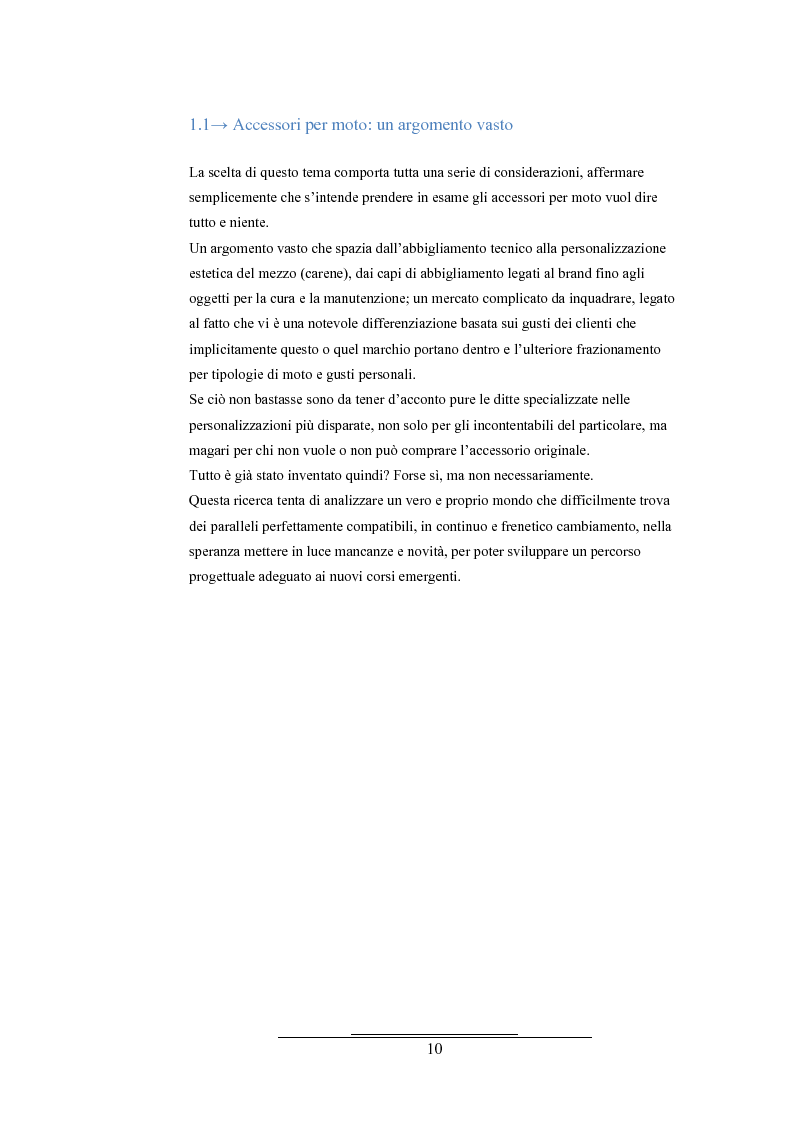 Anteprima della tesi: SideBike, componente accessorio motociclistico: nuovo sidecar monoposto ad inclinazione variabile in parallelo con la moto, Pagina 3
