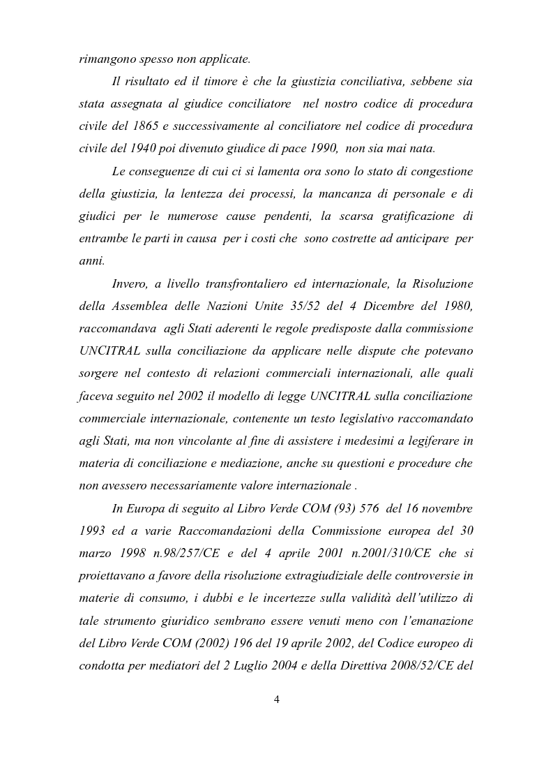 Anteprima della tesi: La conciliazione - Mediazione tra passato e futuro, Pagina 2