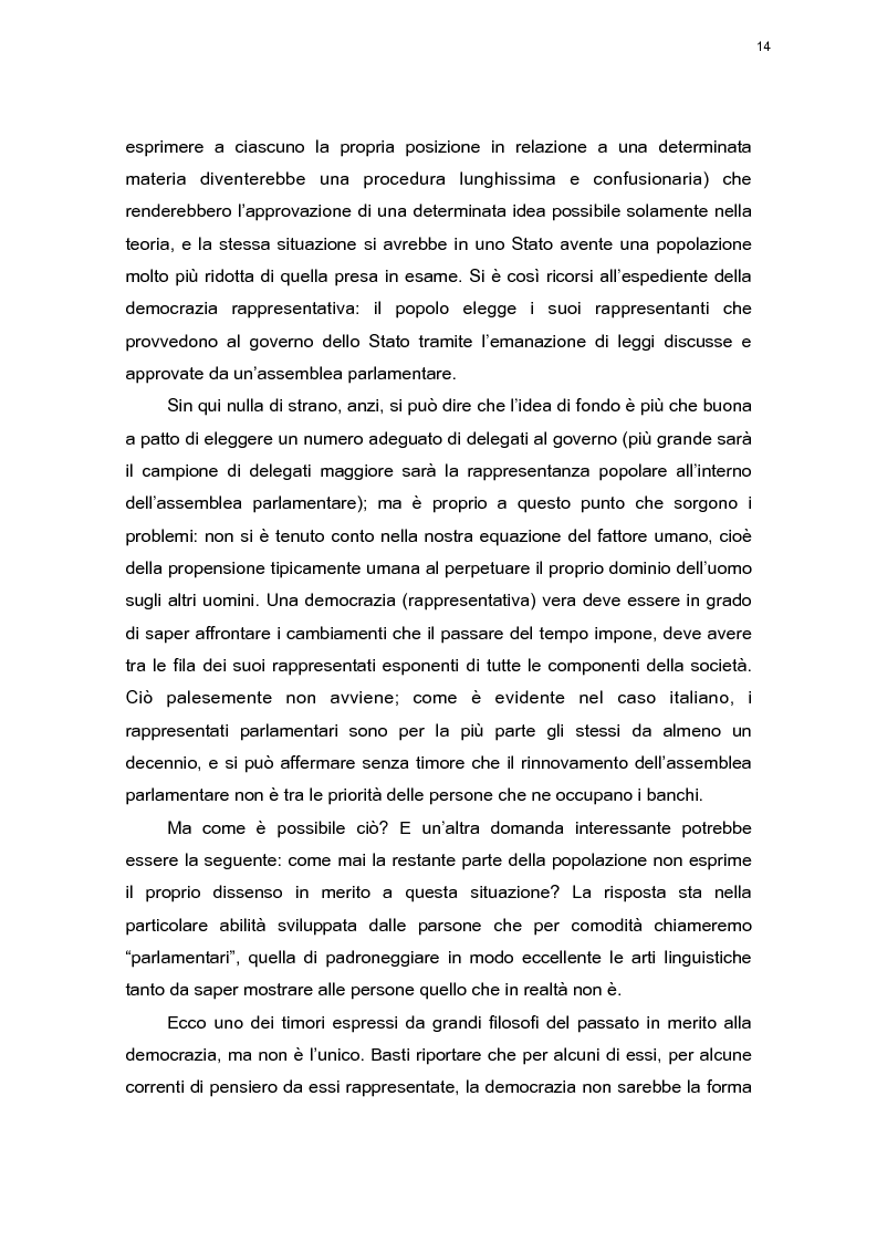 Anteprima della tesi: Demagocrazia: il potere della comunicazione politica, Pagina 10