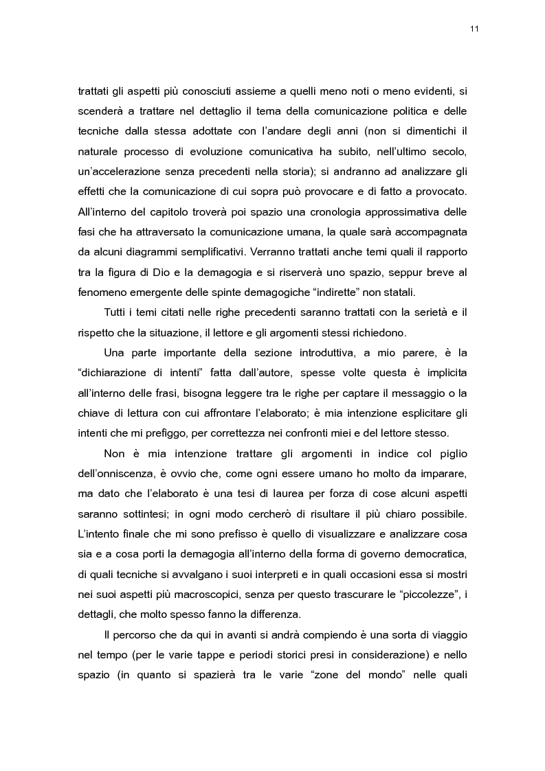 Anteprima della tesi: Demagocrazia: il potere della comunicazione politica, Pagina 7