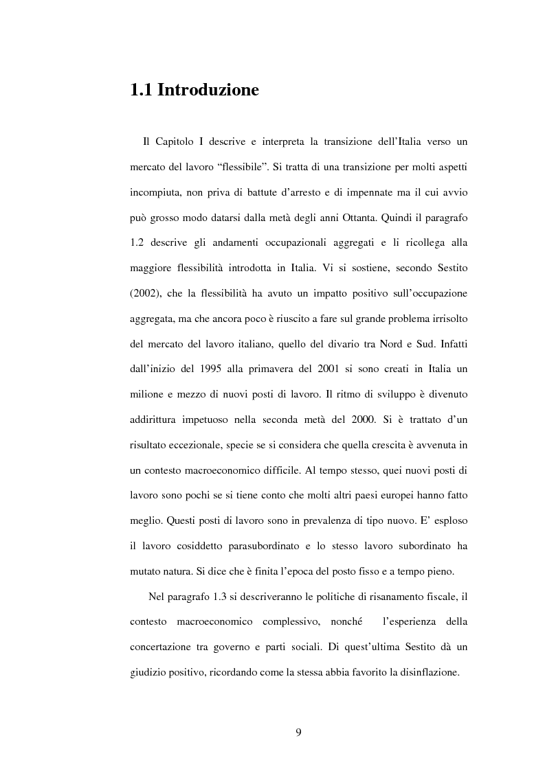 Anteprima della tesi: La determinazione dei salari in Italia e in Spagna, Pagina 2