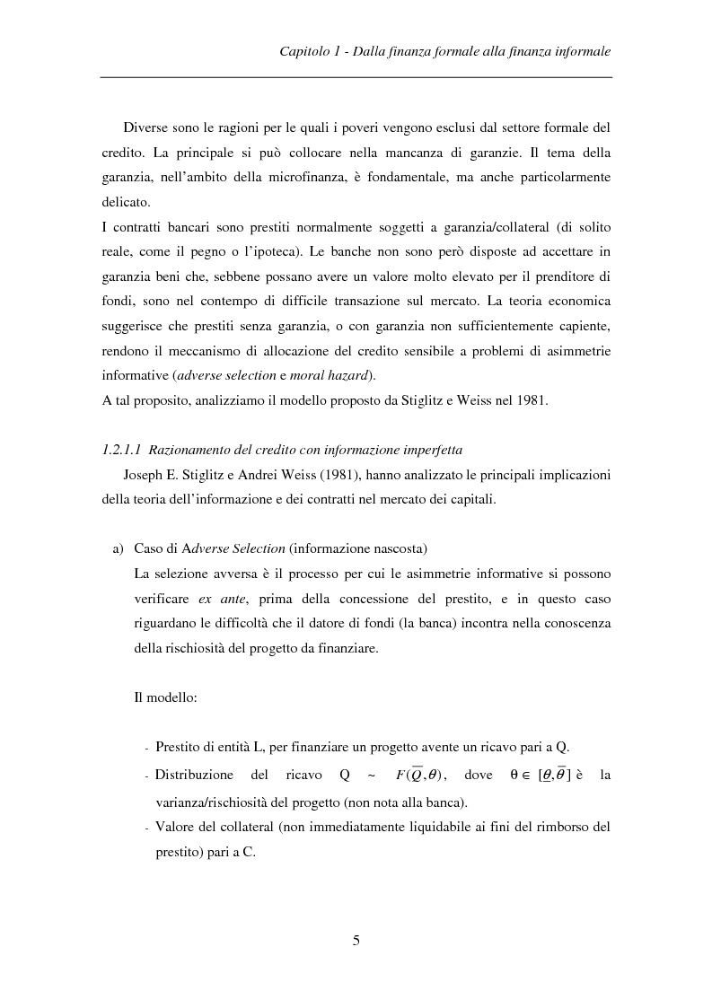 Anteprima della tesi: Microcredito e risparmio in Bangladesh: il ruolo delle donne conta?, Pagina 5