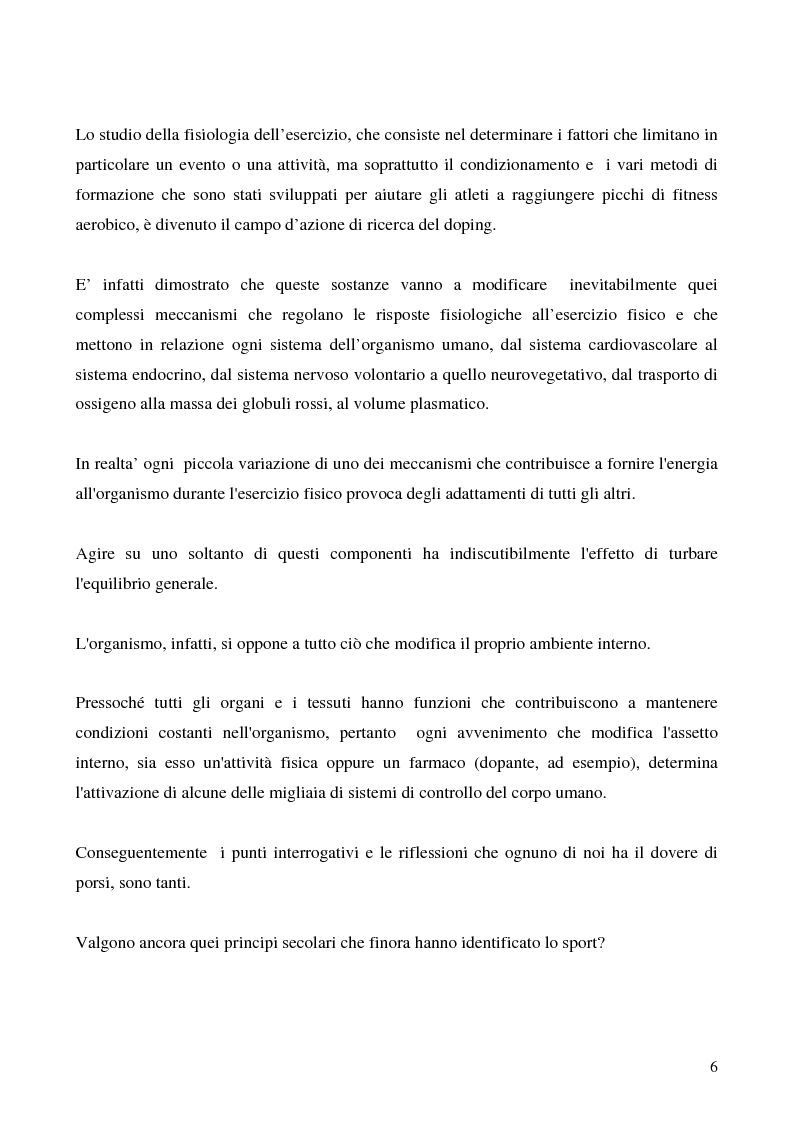 Anteprima della tesi: Doping negli sport di resistenza, Pagina 4