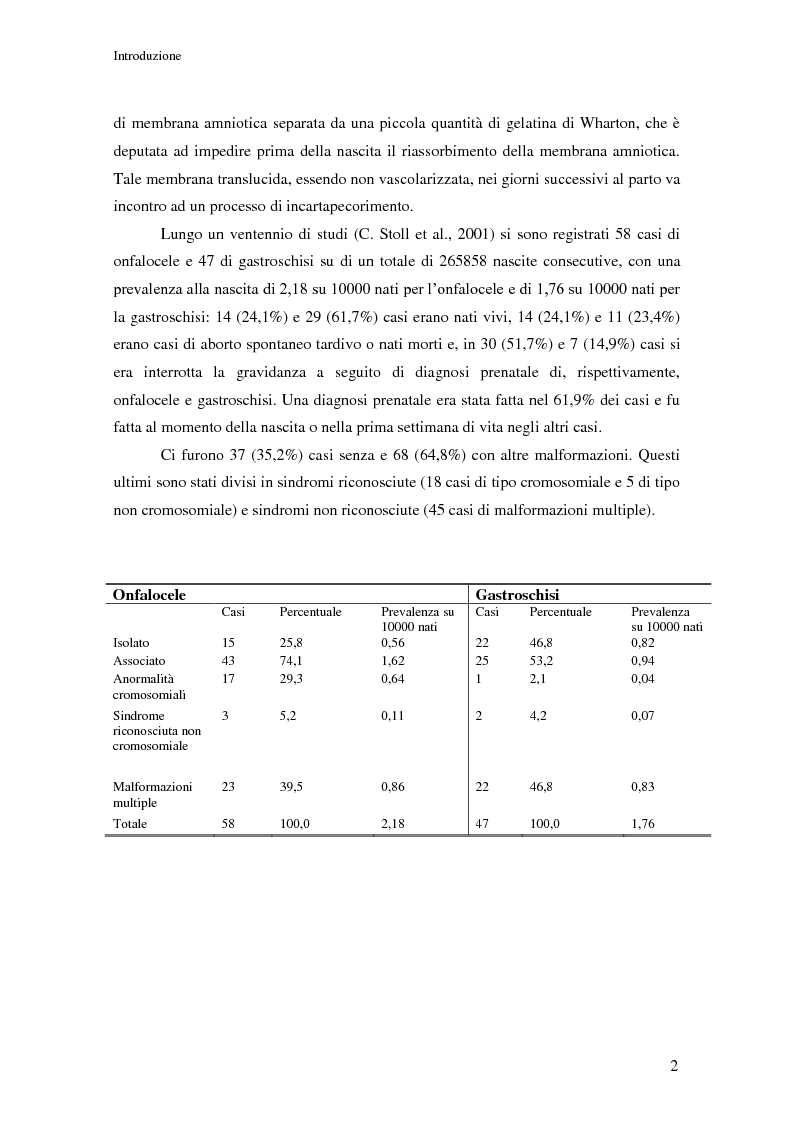 Anteprima della tesi: Modello sperimentale per il riparo di difetti della parete addominale, Pagina 2