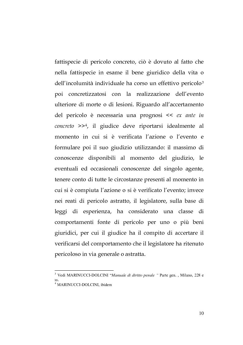 Anteprima della tesi: Morte o lesioni come conseguenza di altro delitto, Pagina 7