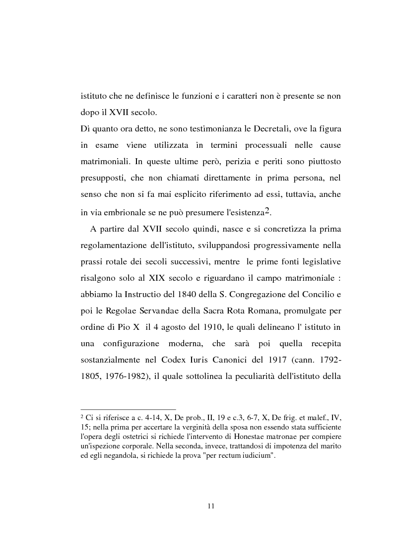Anteprima della tesi: Il problema della perizia nel diritto processuale canonico, Pagina 11