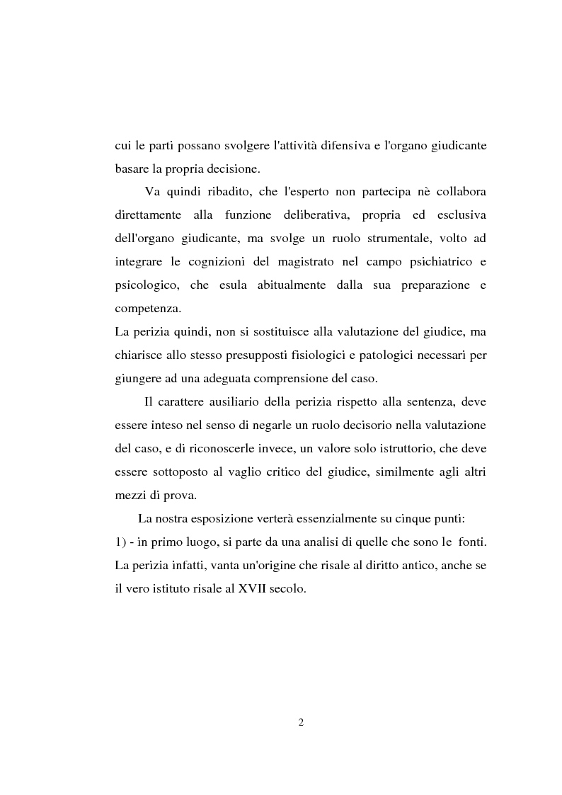 Anteprima della tesi: Il problema della perizia nel diritto processuale canonico, Pagina 2
