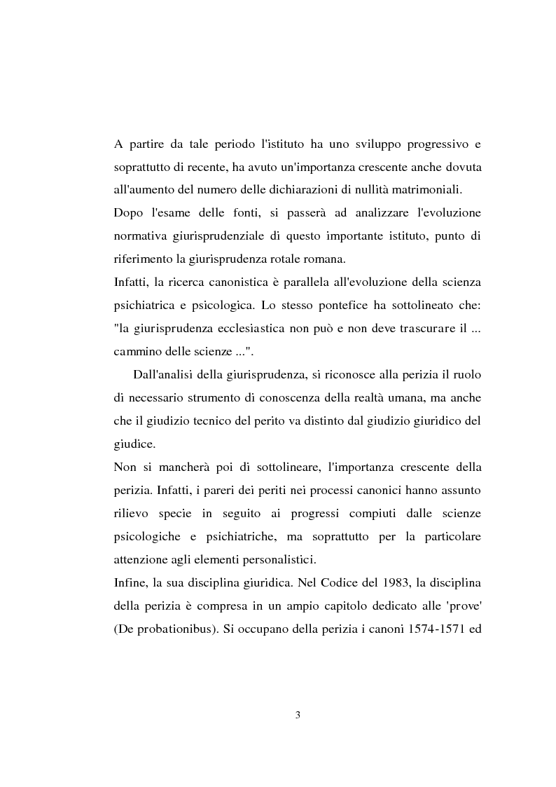 Anteprima della tesi: Il problema della perizia nel diritto processuale canonico, Pagina 3