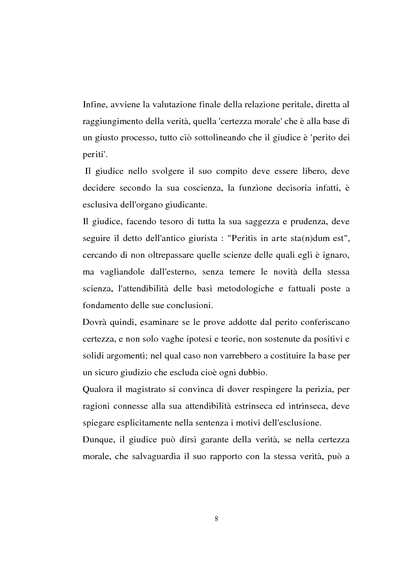 Anteprima della tesi: Il problema della perizia nel diritto processuale canonico, Pagina 8