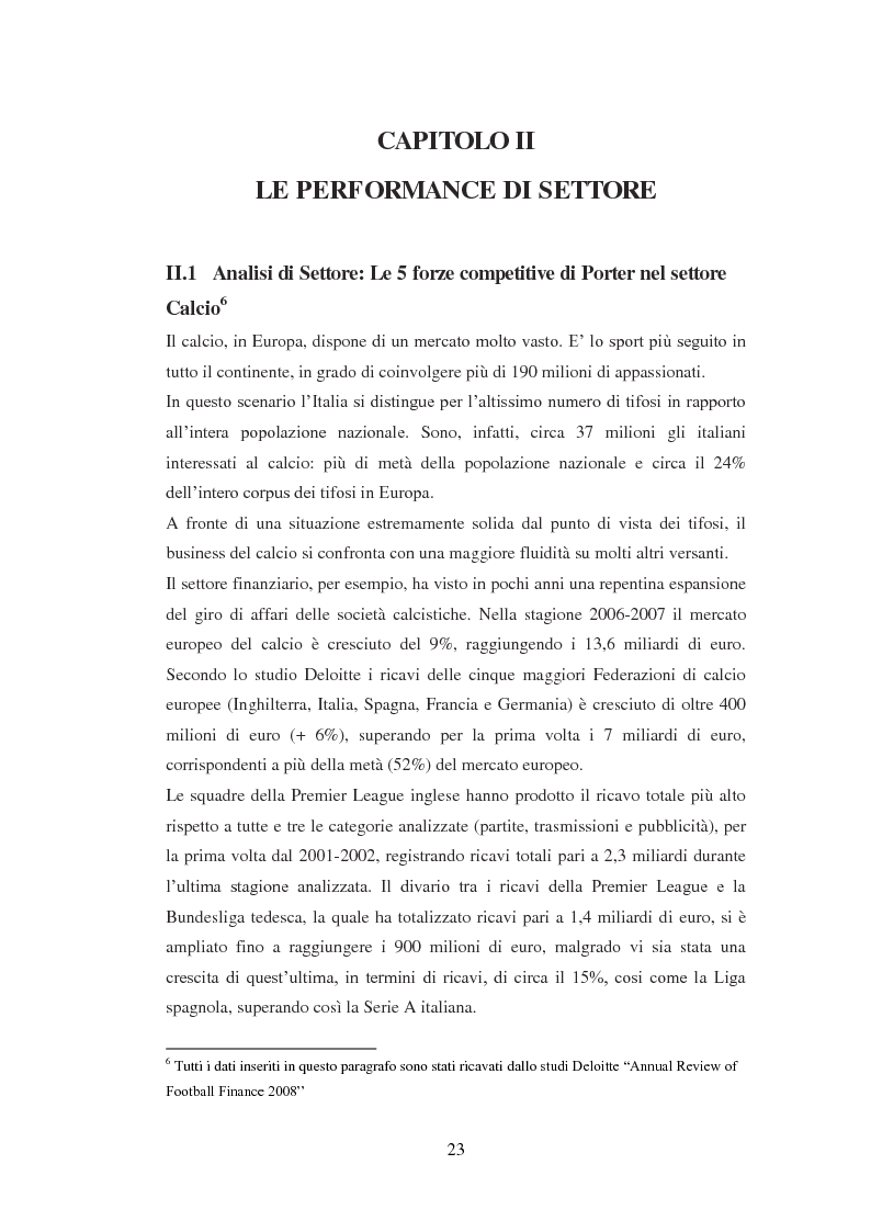 Anteprima della tesi: Le strategie di diversificazione delle società calcistiche, Pagina 14