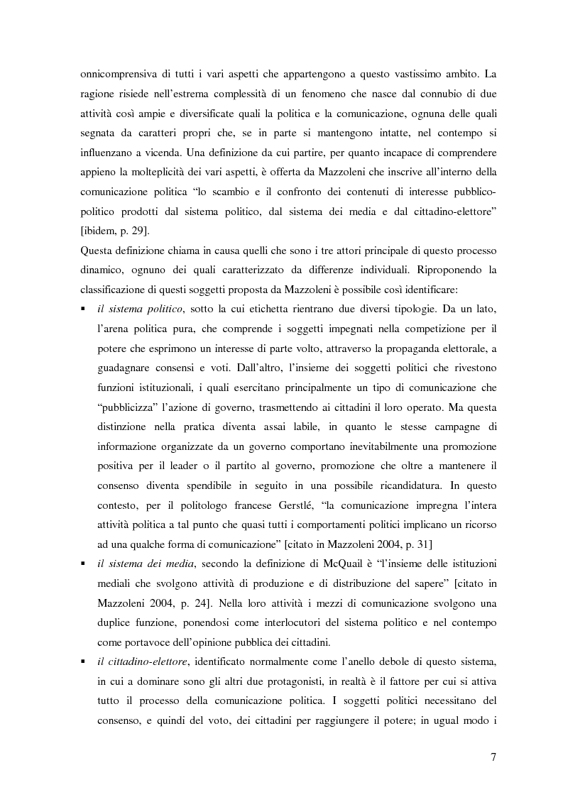 Anteprima della tesi: La comunicazione politica negli USA, il ruolo degli Spin Doctors, Pagina 6