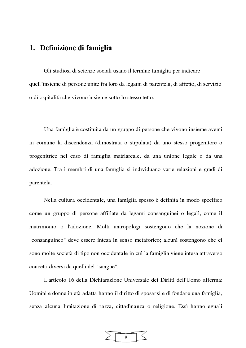 Anteprima della tesi: Violenza in famiglia: patriarcato e matriarcato (luci e ombre), Pagina 6