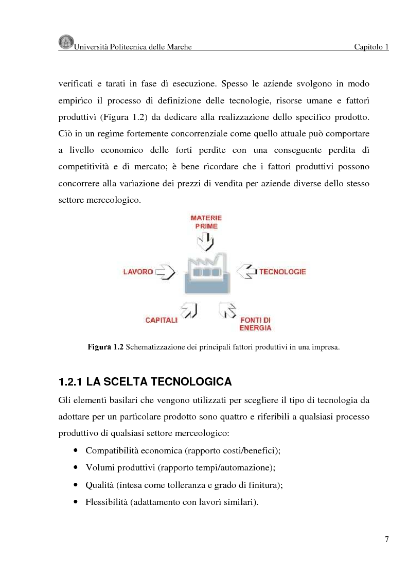 Anteprima della tesi: Analisi ed ottimizzazione dei metodi per la preventivazione dei tempi macchina, Pagina 7