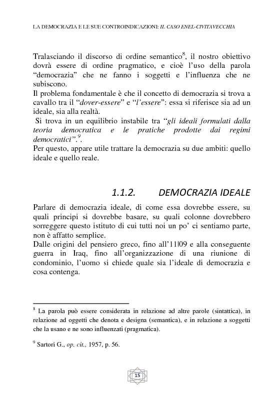 Anteprima della tesi: La democrazia e le sue controindicazioni: il caso Enel-Civitavecchia, Pagina 6