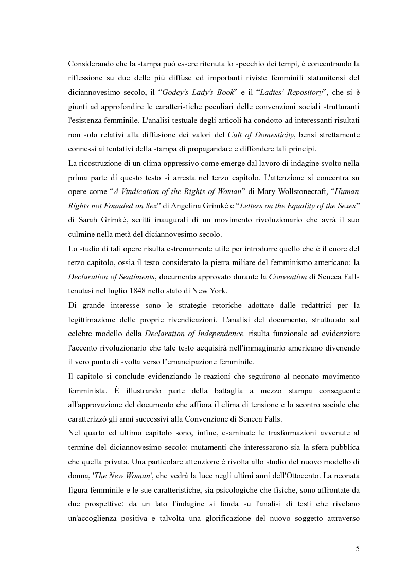 Anteprima della tesi: From the Cult of Domesticity to the New Womanhood: i mutamenti di un secolo negli scritti femminili ottocenteschi, Pagina 2