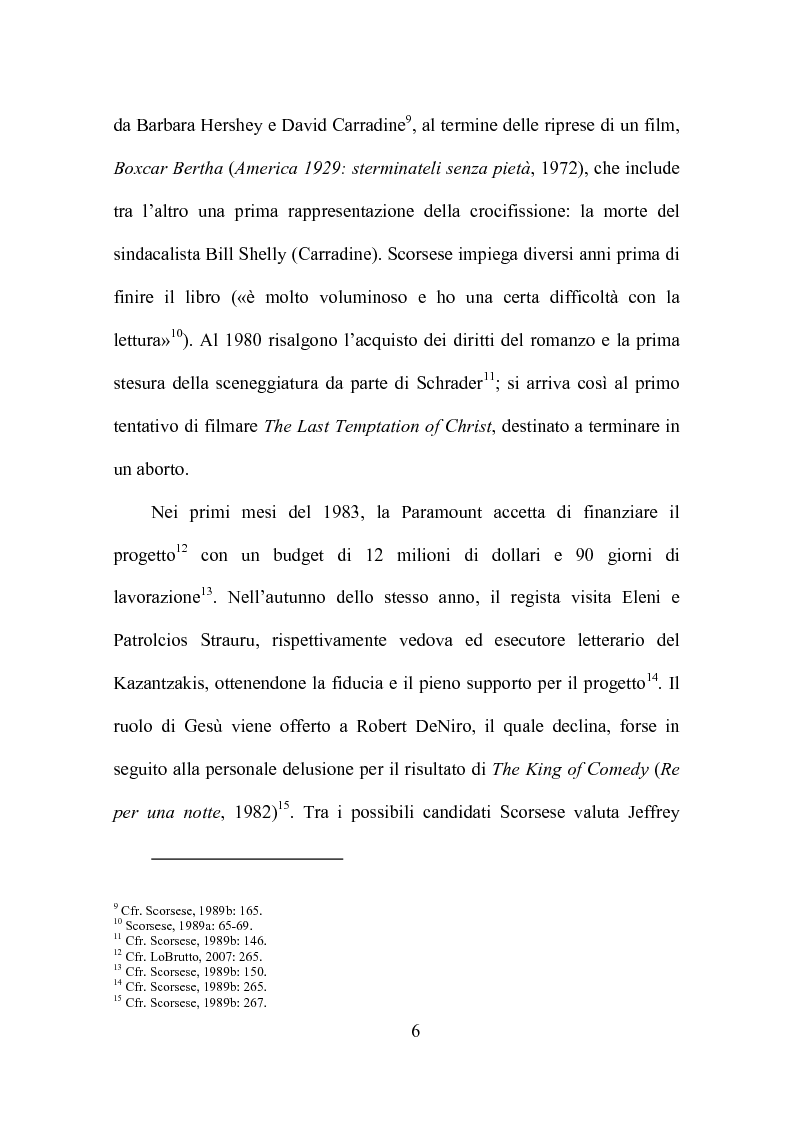 Anteprima della tesi: L'accoglienza critica italiana a The Last Temptation of Christ (L'ultima tentazione di Cristo, 1988) di Martin Scorsese, Pagina 4