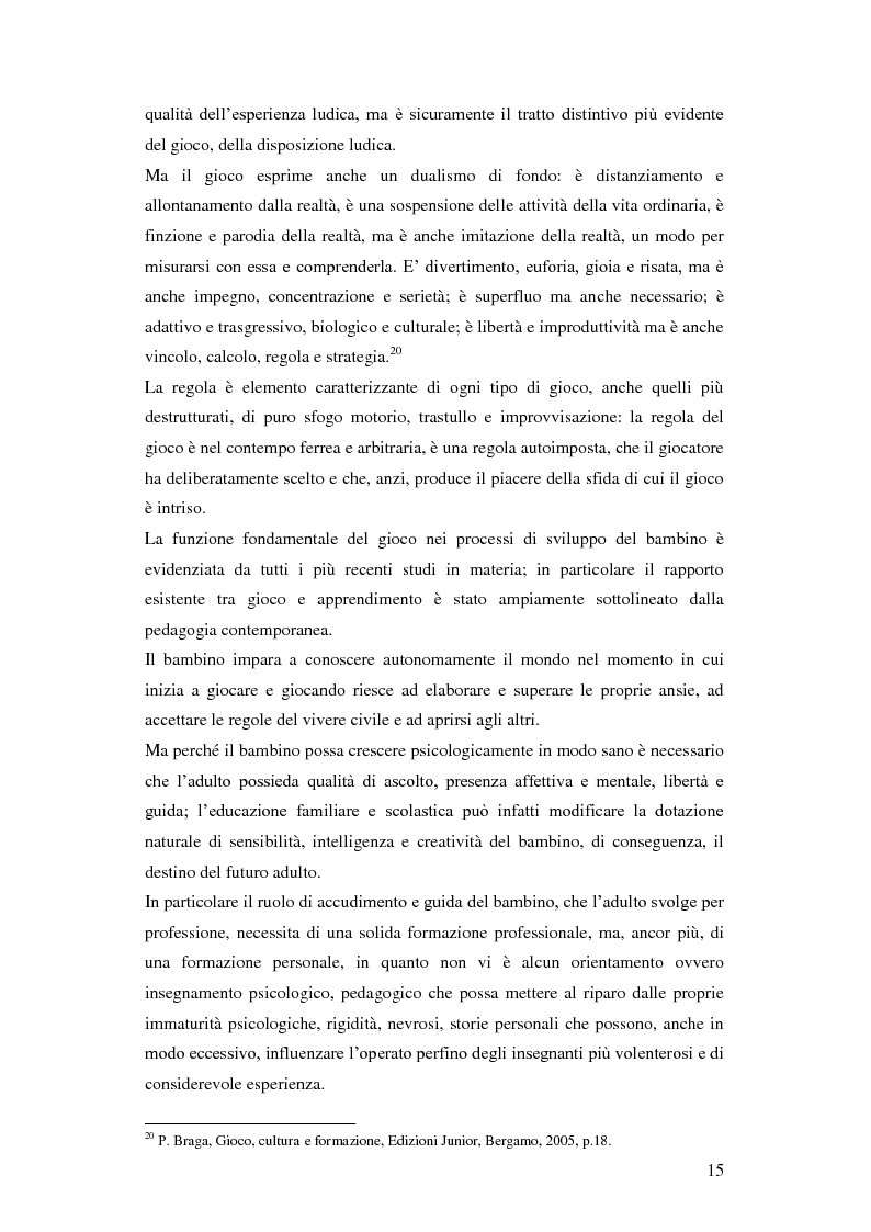 Anteprima della tesi: Forme e metodi del gioco didattico nella scuola primaria, Pagina 11