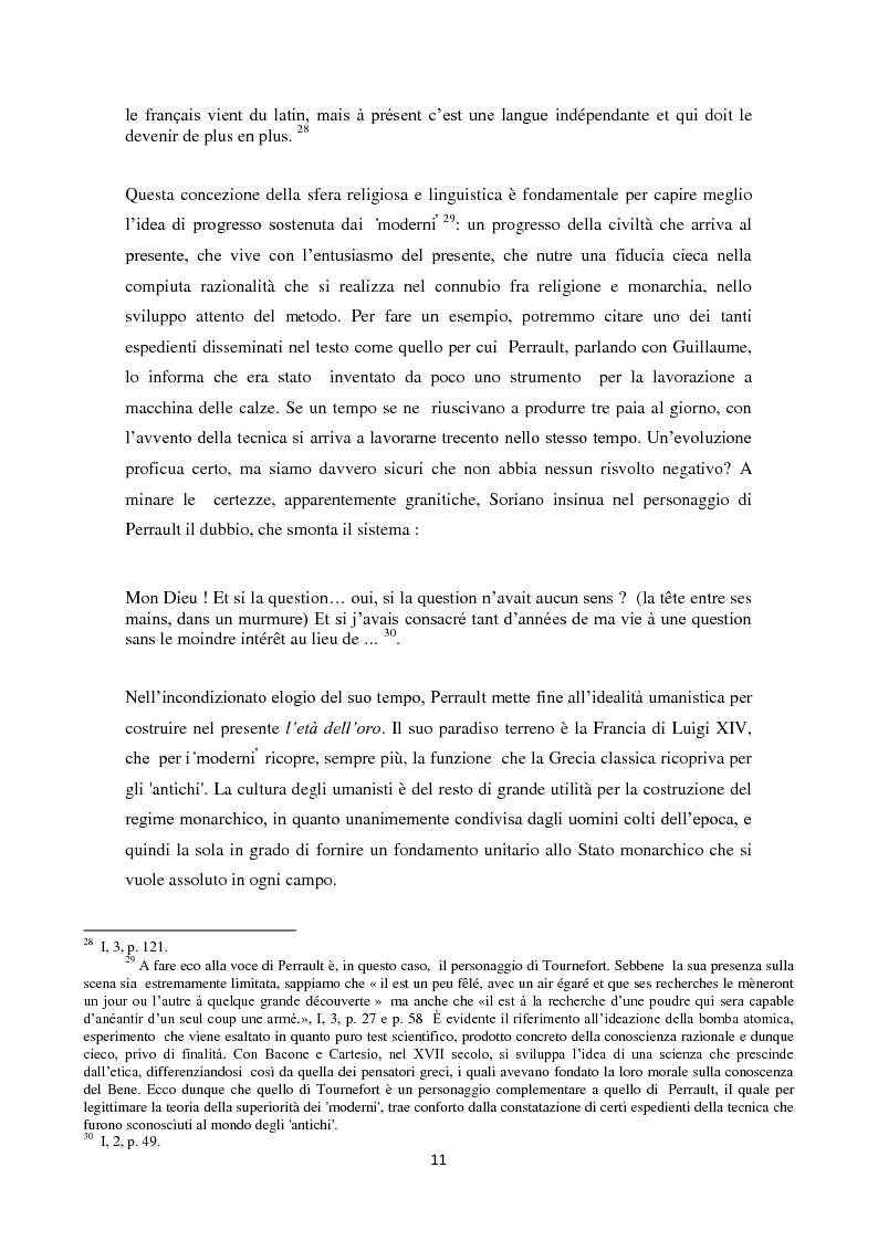 Anteprima della tesi: Per una traduzione de L'Olmèque ou les fautes d'orthographe, pièce in III atti e 12 quadri di Marc Soriano, Pagina 10