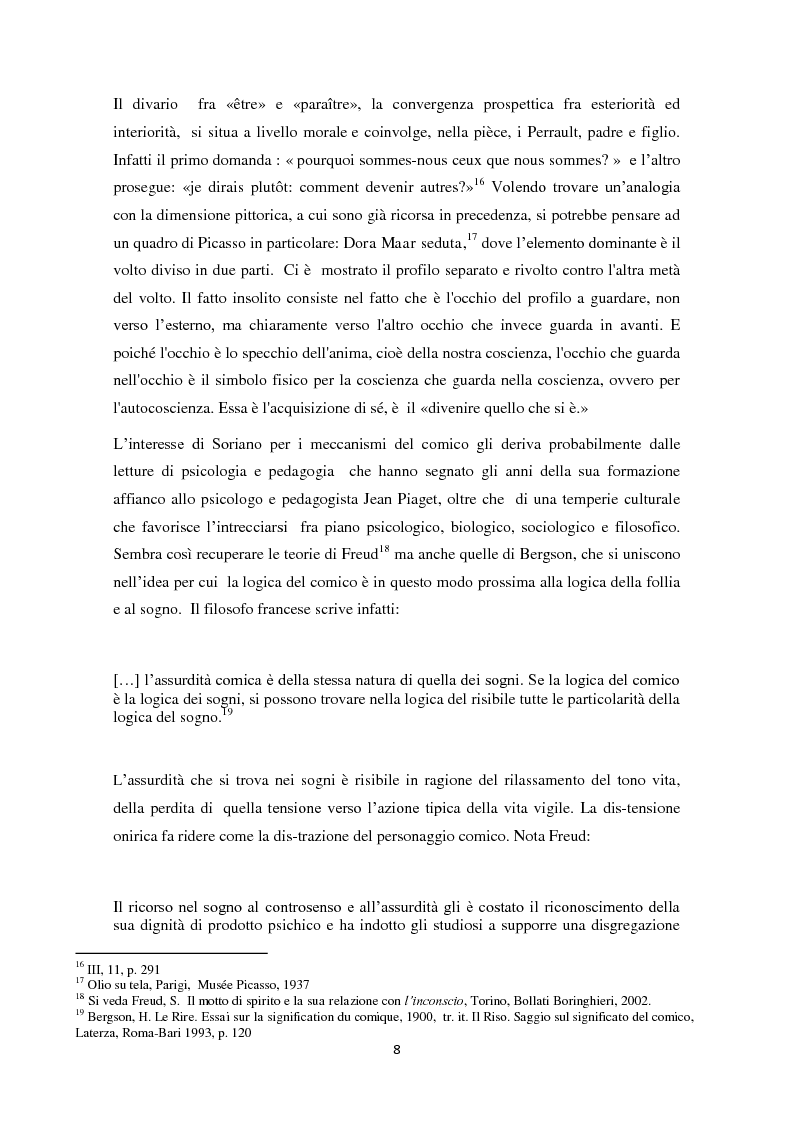 Anteprima della tesi: Per una traduzione de L'Olmèque ou les fautes d'orthographe, pièce in III atti e 12 quadri di Marc Soriano, Pagina 7