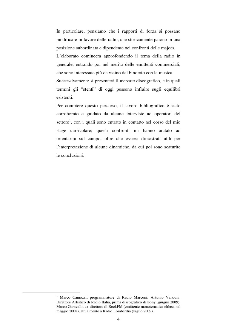 Anteprima della tesi: Radio e discografia: tra collaborazione e conflitto, Pagina 2