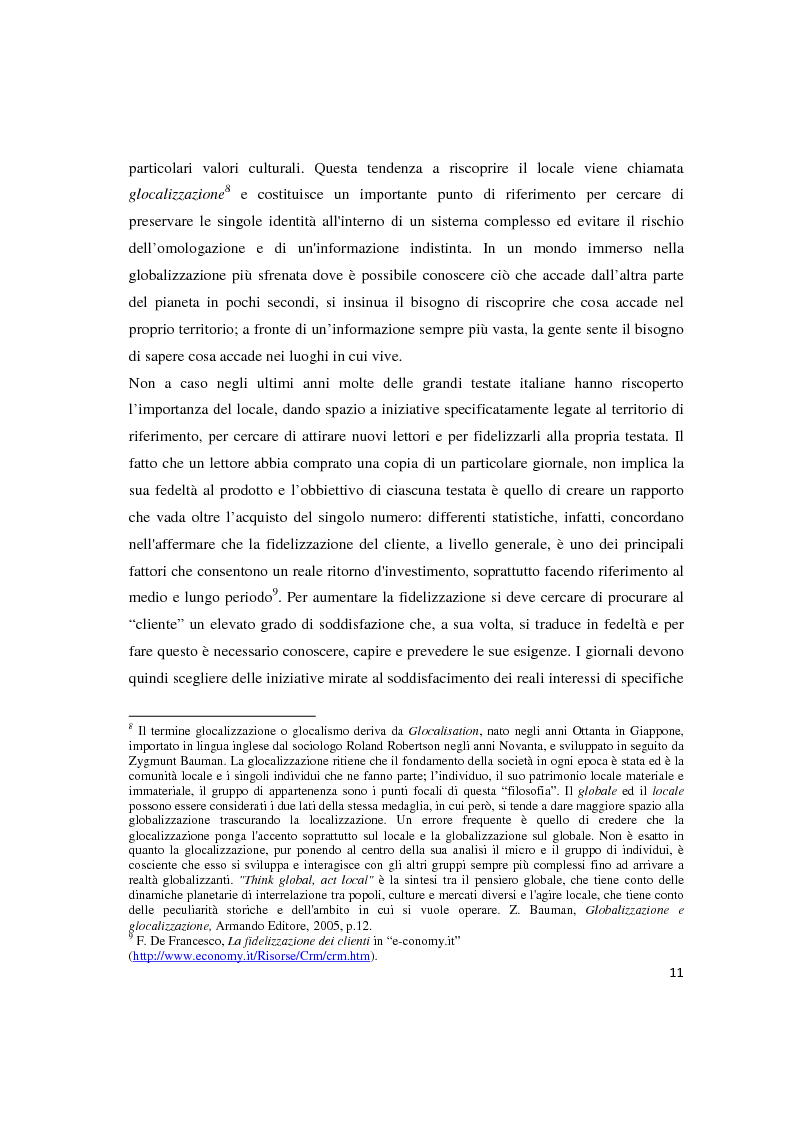 Anteprima della tesi: I giornali di quartiere a Genova. Una proposta di cittadinanza attiva, Pagina 8