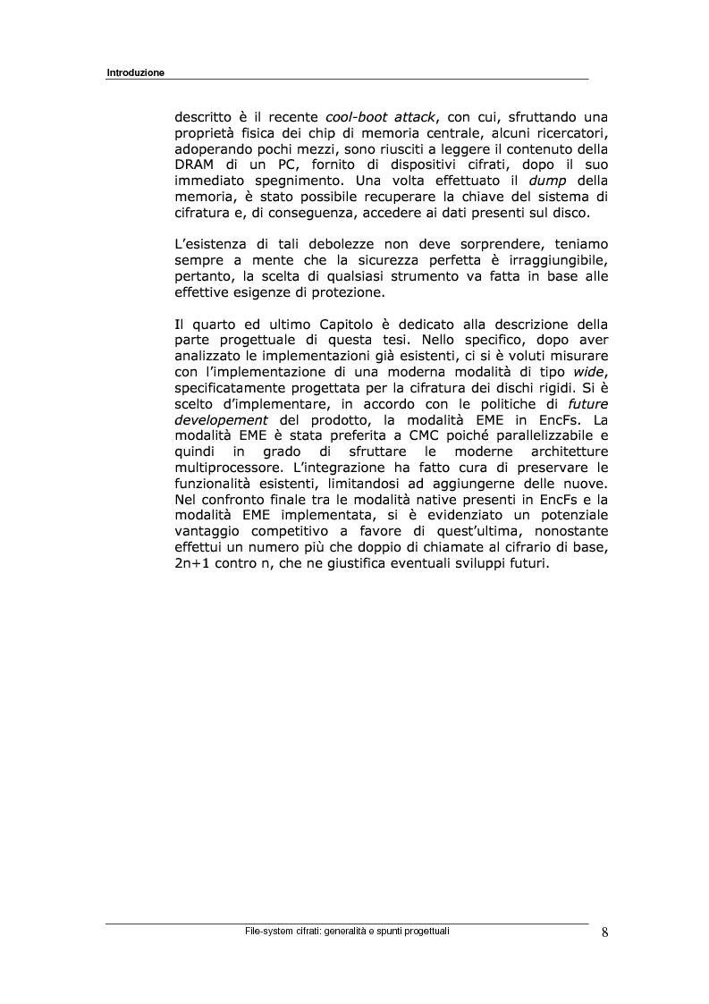 Anteprima della tesi: File System cifrati: generalità e spunti progettuali, Pagina 6
