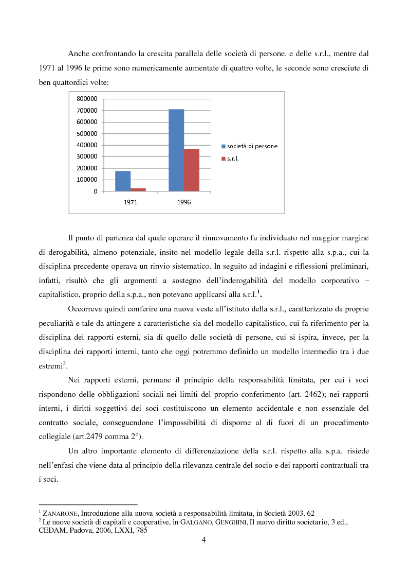 Anteprima della tesi: Le decisioni extra assembleari nella società a responsabilità limitata, Pagina 2