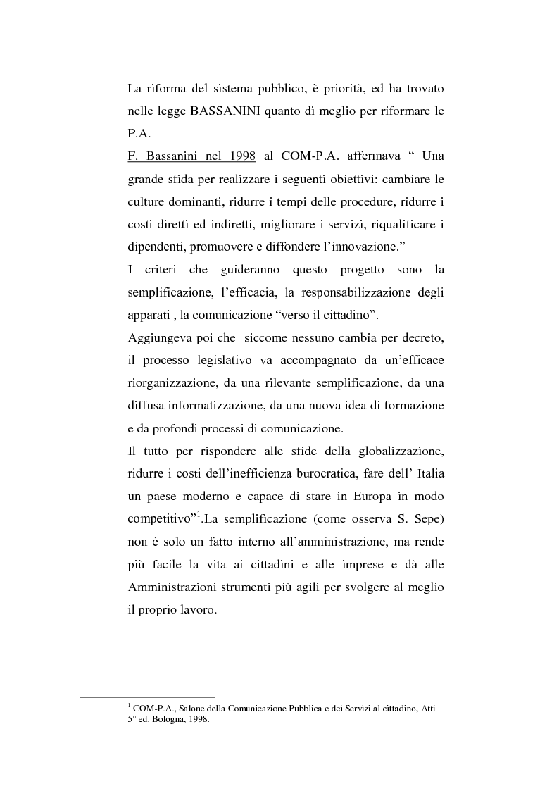 Anteprima della tesi: Comunicazione Pubblica: esperienze di organizzazione e formazione, Pagina 7