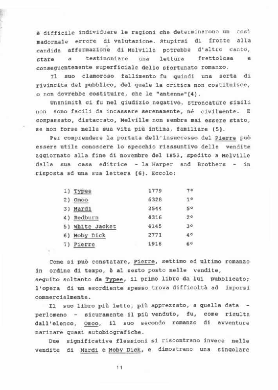 Anteprima della tesi: La fortuna editoriale e la fortuna critica del Pierre di Herman Melville, Pagina 11