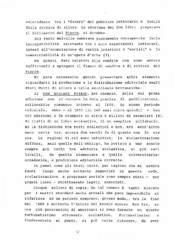 Anteprima della tesi: La fortuna editoriale e la fortuna critica del Pierre di Herman Melville, Pagina 12