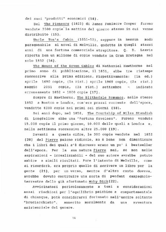 Anteprima della tesi: La fortuna editoriale e la fortuna critica del Pierre di Herman Melville, Pagina 14