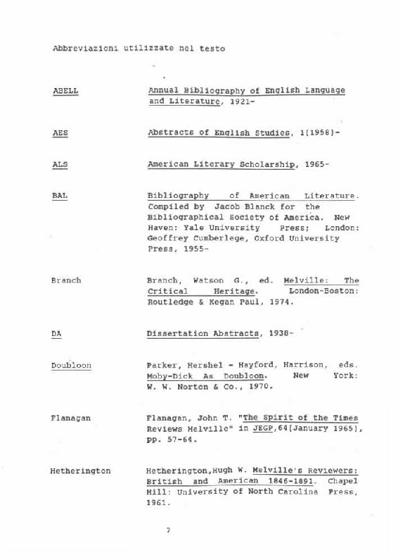 Anteprima della tesi: La fortuna editoriale e la fortuna critica del Pierre di Herman Melville, Pagina 7