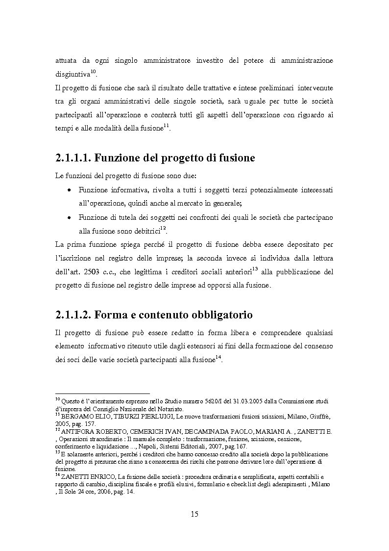 Anteprima della tesi: La retrodatabilità delle fusioni contabilizzate secondo i principi contabili internazionali, Pagina 7