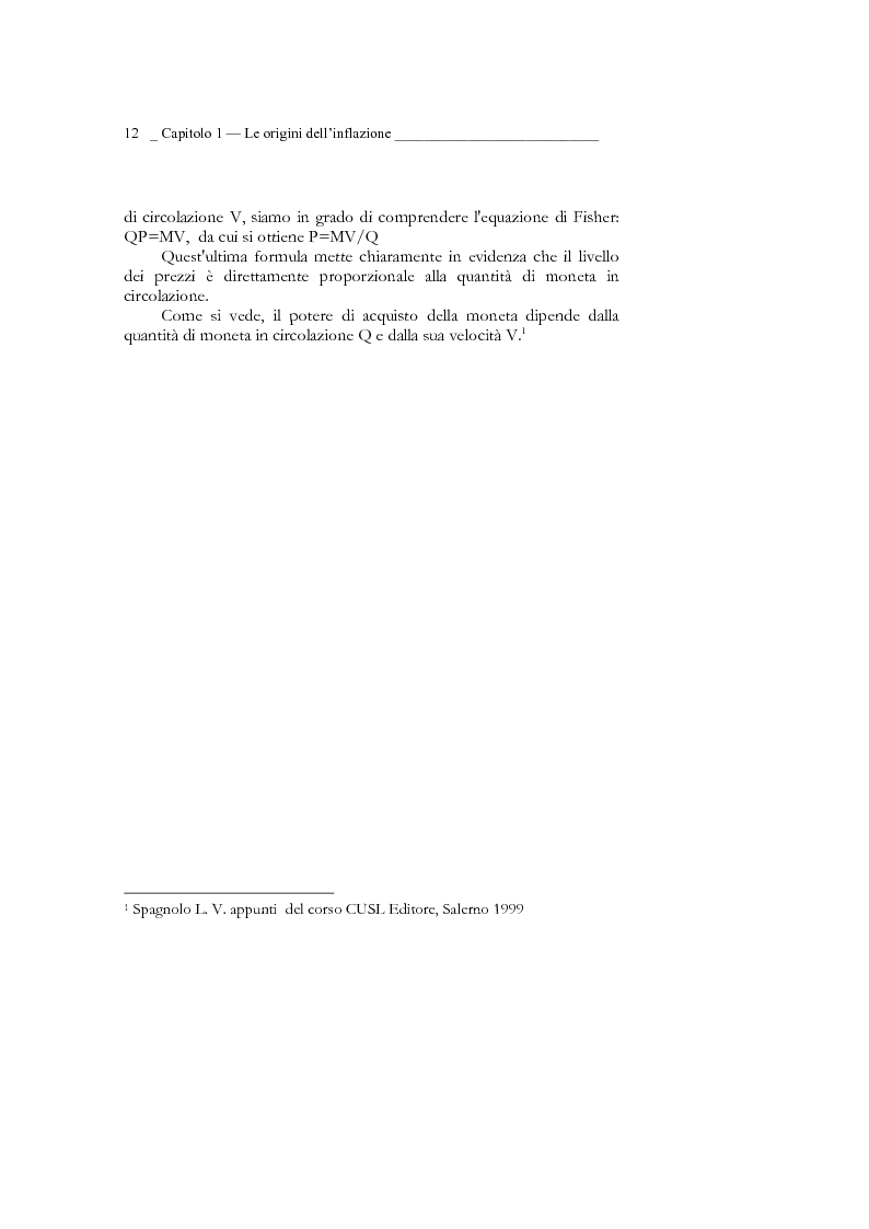 Anteprima della tesi: Inflazione tedesca dal 1914 al 1924 (periodo del 2° Reich), Pagina 2