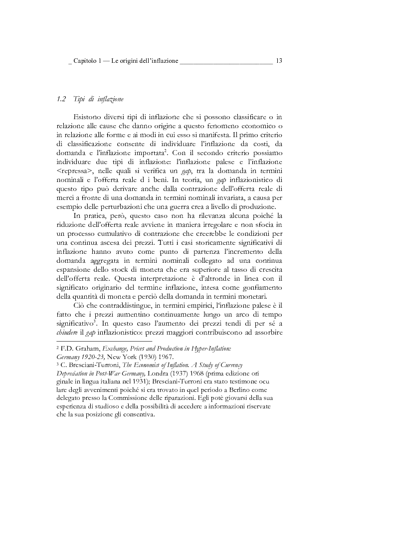 Anteprima della tesi: Inflazione tedesca dal 1914 al 1924 (periodo del 2° Reich), Pagina 3