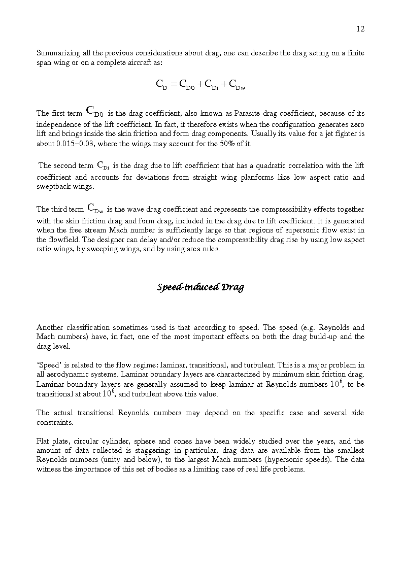Anteprima della tesi: Variable Sweep Wings and Aerodynamic Characteristics, Pagina 8