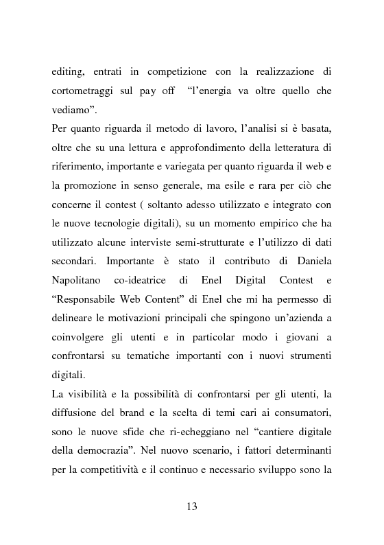 Anteprima della tesi: Contest Revolution. La creatività dei “nuovi utenti” al servizio delle aziende, Pagina 7