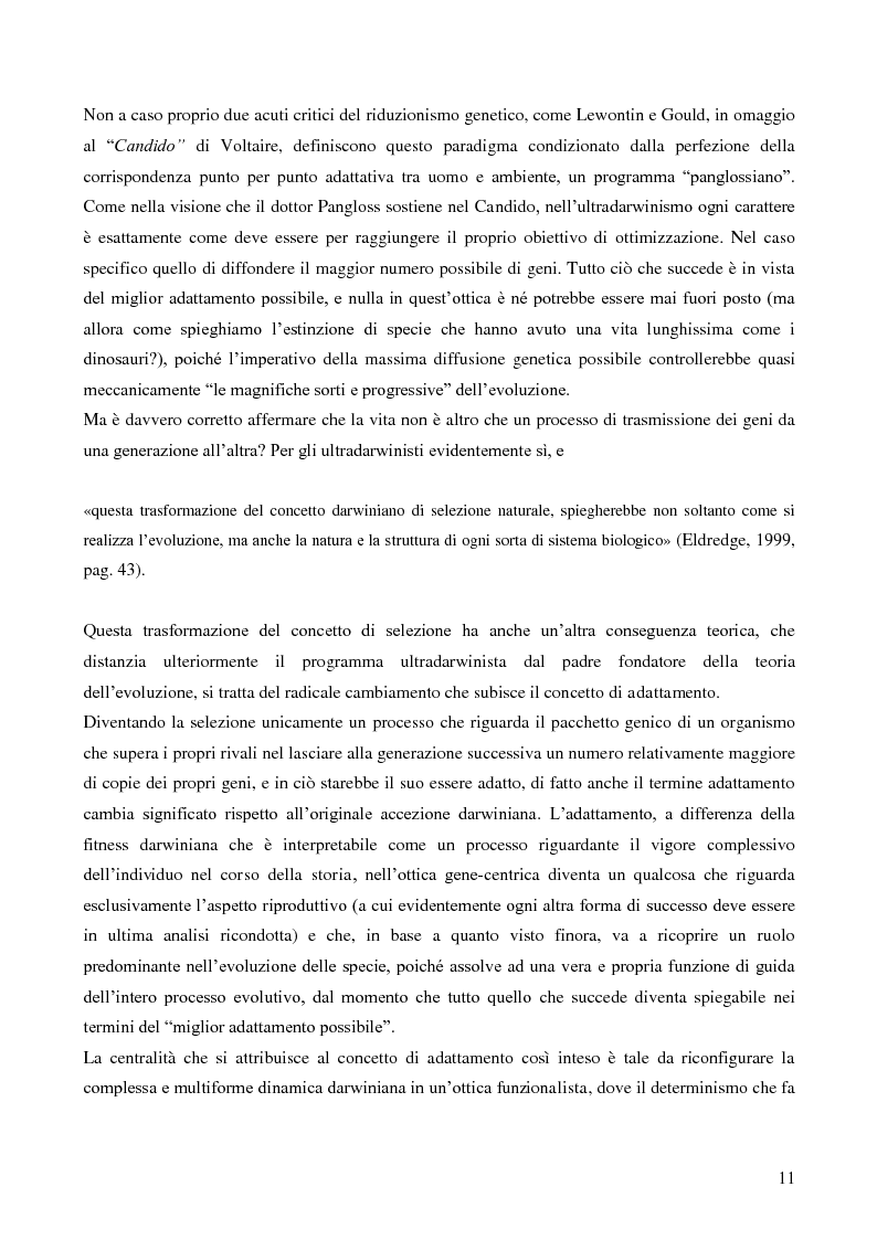 Anteprima della tesi: Naturalizzazioni e forme di biopolitica. Evoluzionismi, natura umana e suoi processi di politicizzazione., Pagina 5