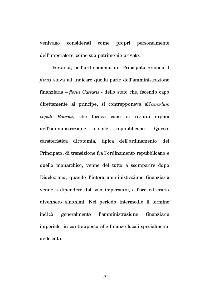 Anteprima della tesi: Ricerche sul fisco, Pagina 6