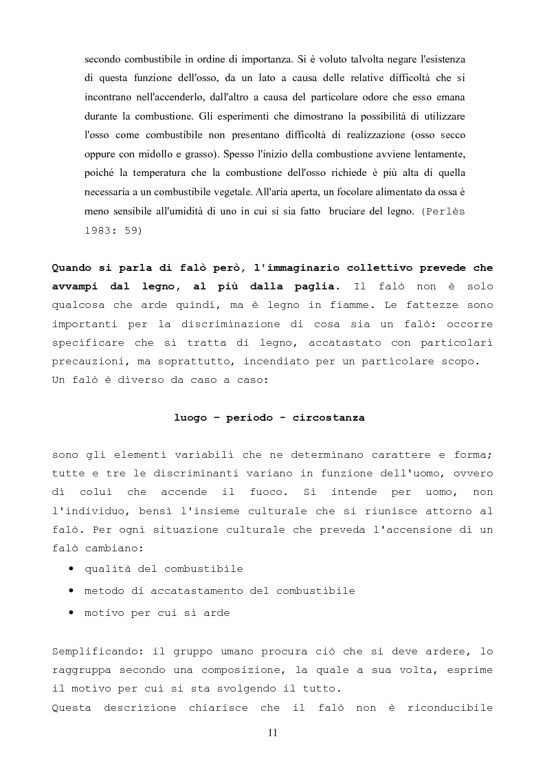 Anteprima della tesi: Antropologia del falò come evento spettacolare, Pagina 10